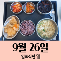 9월26일 일로식단