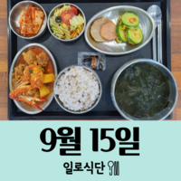9월15일 일로식단