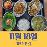 11월18일 일로식단