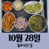 10월28일 일로식단