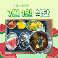 정성이 가득한 7월 일로식단☄