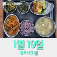 1월19일 일로식단