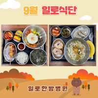 일로한방병원 9월 식단