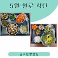일로한방병원 5월 식단